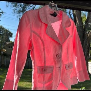 Light pink jacket/ blazer for girls